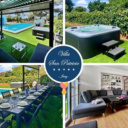 Villa San Patricio I Piscina Privada I Jacuzzi Spa I Bbq I Ps5 I Aire Acon I 3000M2 I 5Min-Centro Jerez de la Frontera Exteriör bild
