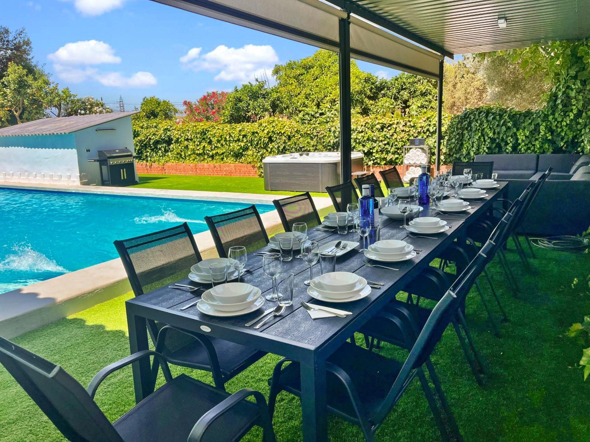 Villa San Patricio I Piscina Privada I Jacuzzi Spa I Bbq I Ps5 I Aire Acon I 3000M2 I 5Min-Centro Jerez de la Frontera Exteriör bild