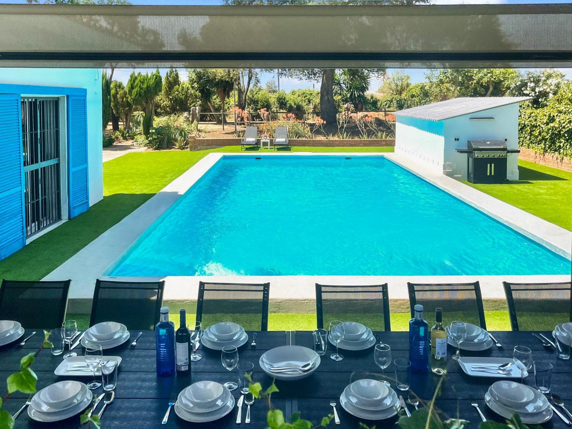 Villa San Patricio I Piscina Privada I Jacuzzi Spa I Bbq I Ps5 I Aire Acon I 3000M2 I 5Min-Centro Jerez de la Frontera Exteriör bild