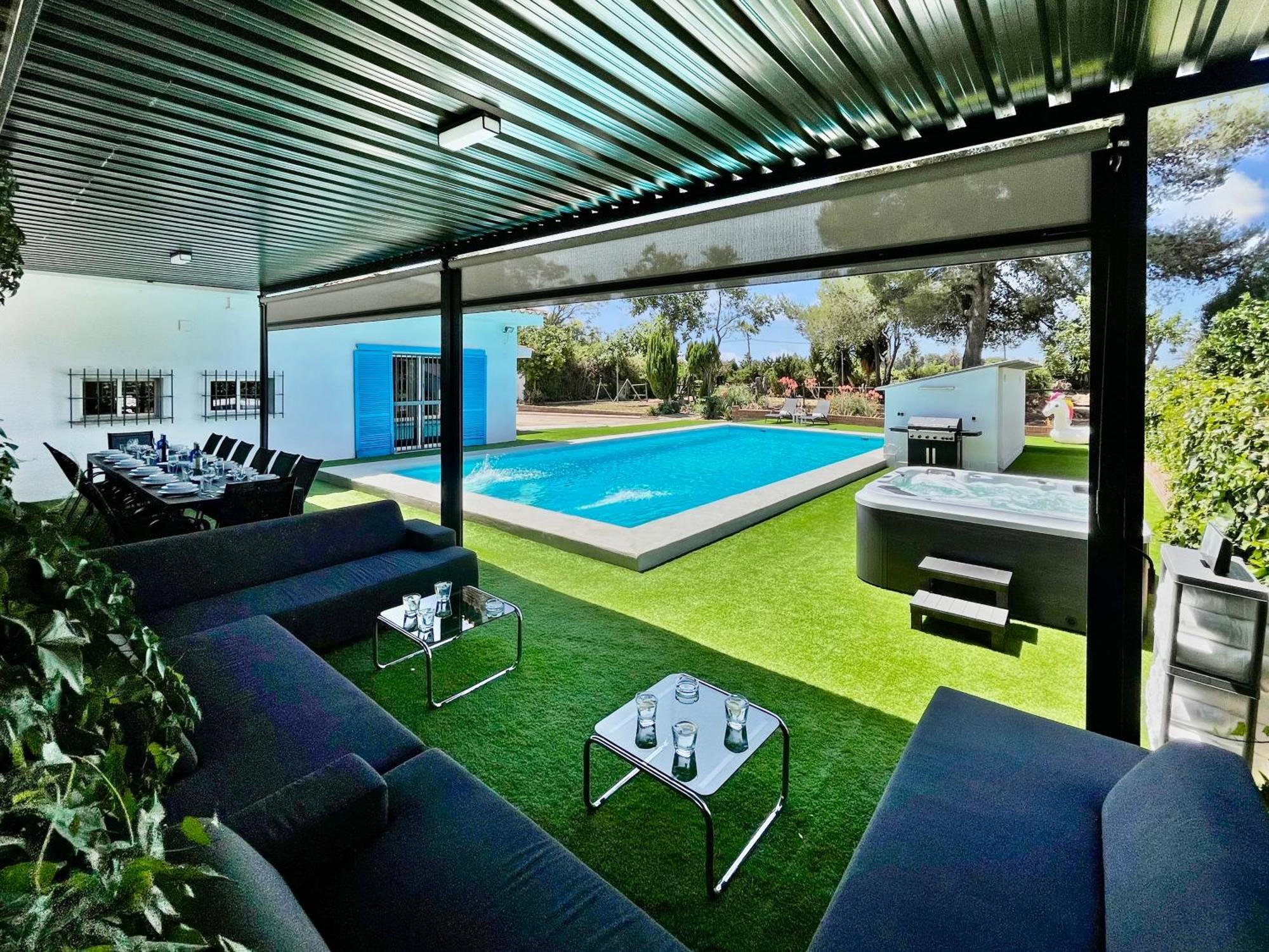 Villa San Patricio I Piscina Privada I Jacuzzi Spa I Bbq I Ps5 I Aire Acon I 3000M2 I 5Min-Centro Jerez de la Frontera Exteriör bild